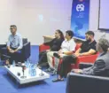 ingenieros de ursula y sbayt en el salón de actos