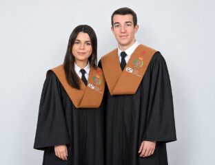 Rodrigo y Lucía estudiantes de la ESI