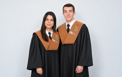 Rodrigo y Lucía estudiantes de la ESI