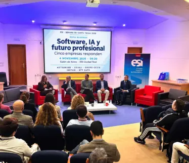empresas en el salón de actos de la esi
