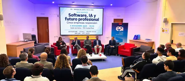 empresas en el salón de actos de la esi