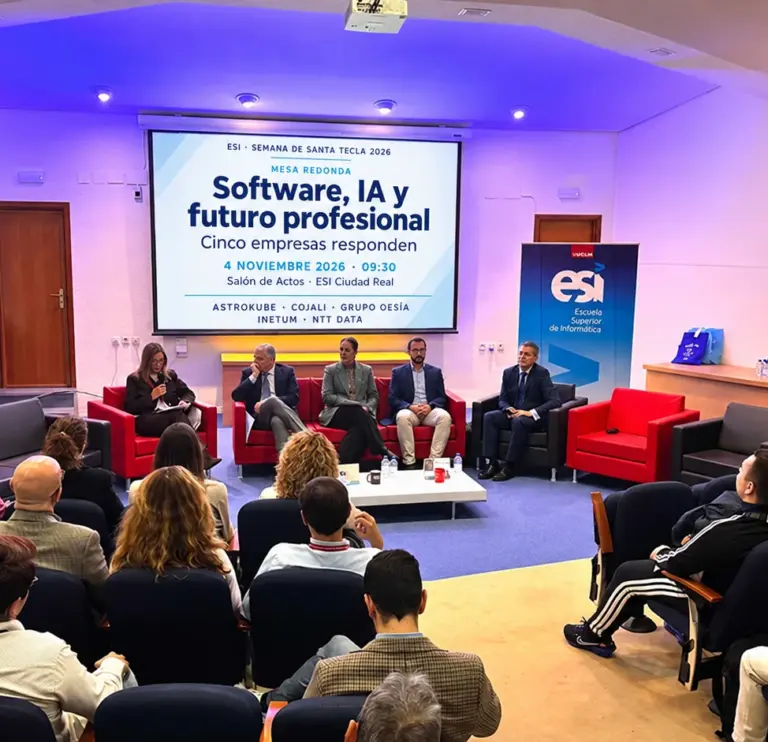 empresas en el salón de actos de la esi